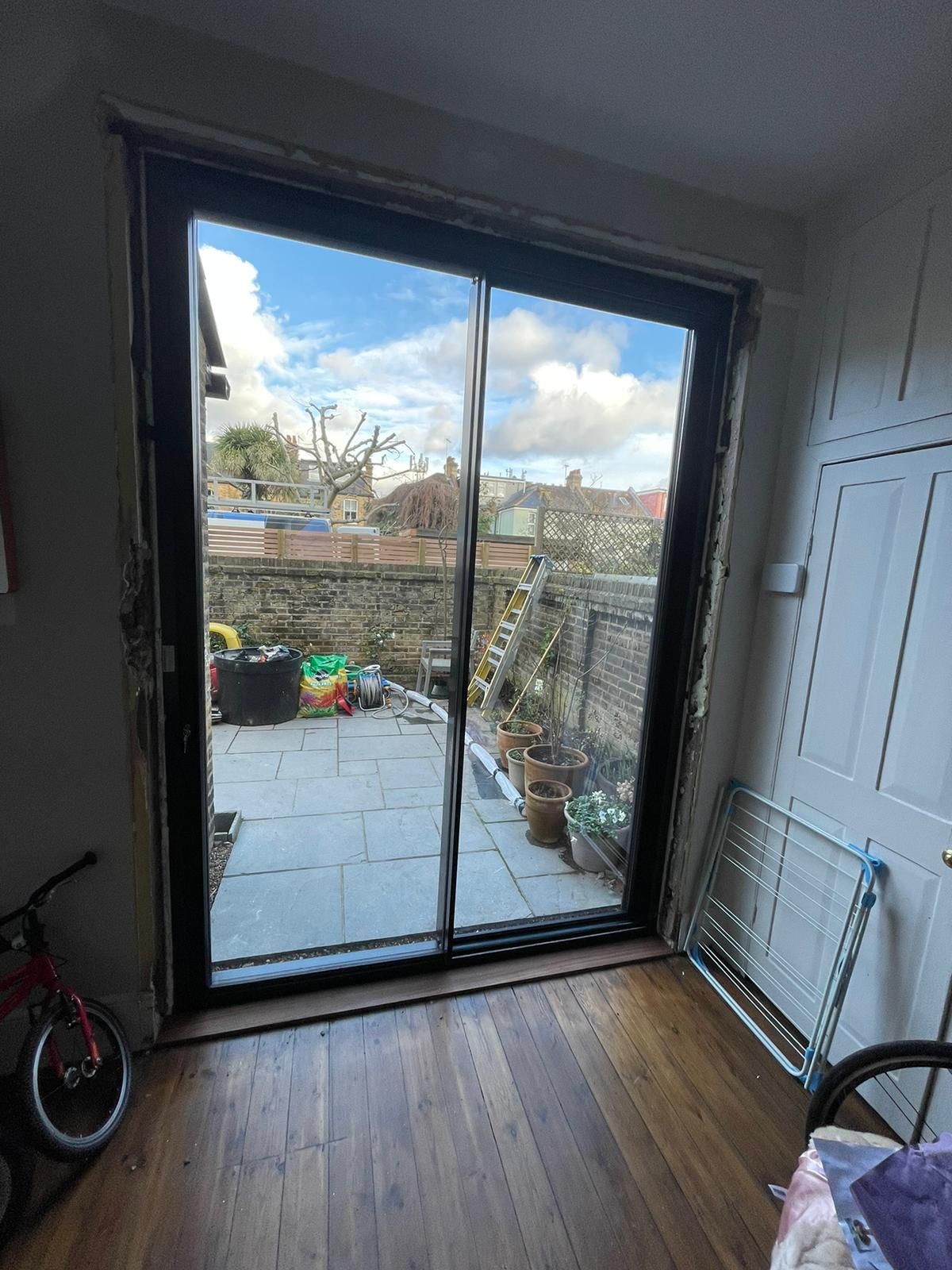 slimline corvision double sliding door