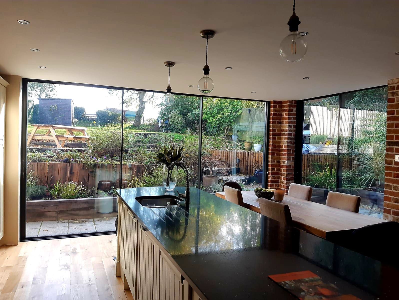 Cortizo Sliding doors finished house