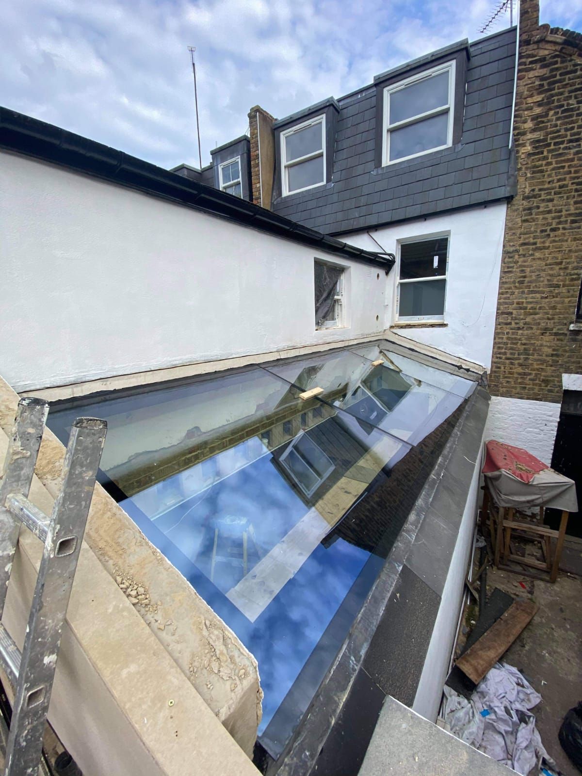 Frameless Rooflight Installation