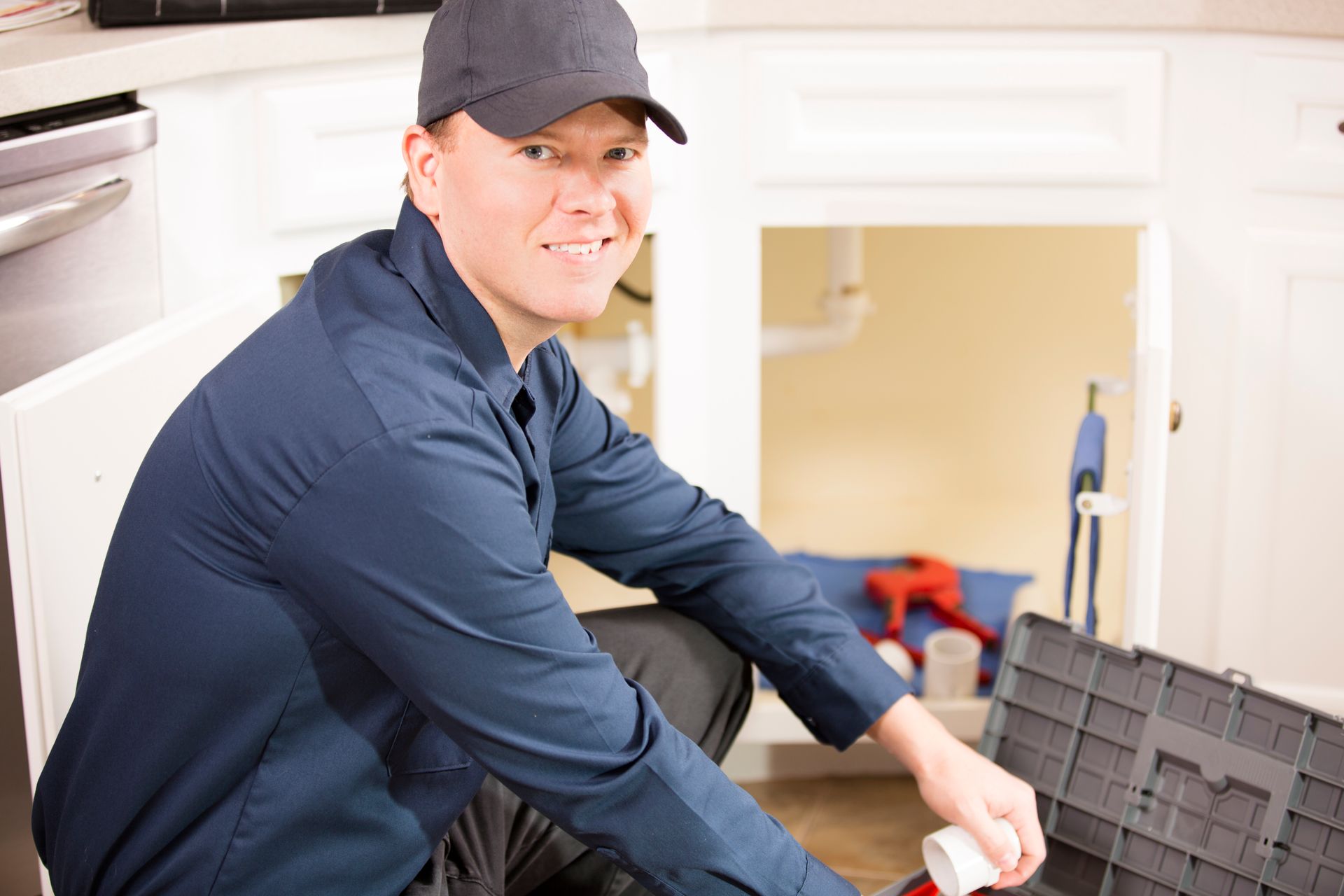 Plumber Smiling — Moulton, AL — DrainPro Express