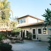 A 2-story house with an attached ADU Huntington Beach.