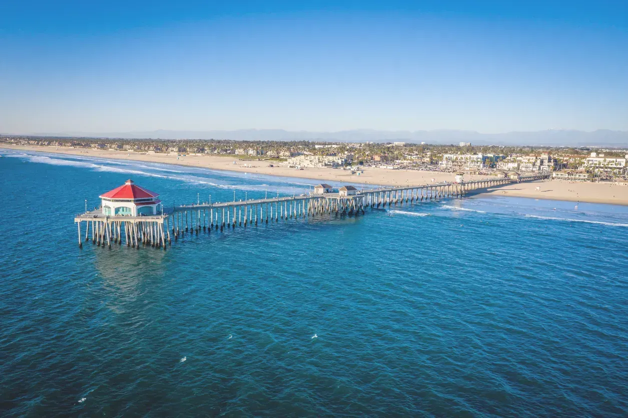 Huntington Beach and Pier