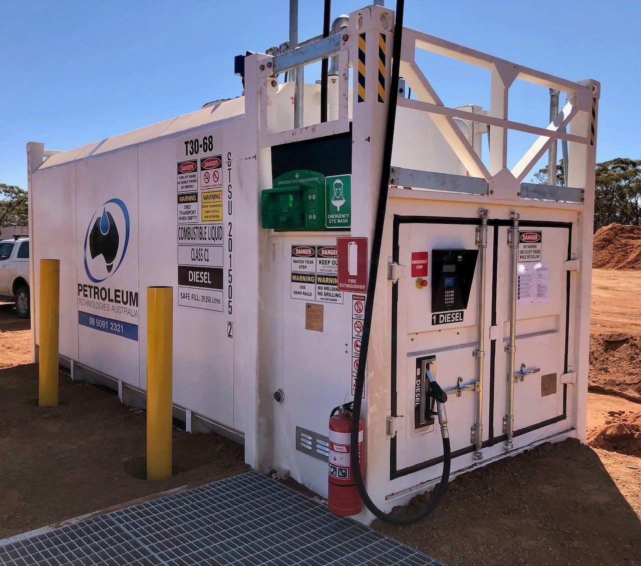 large industrial fuel storage