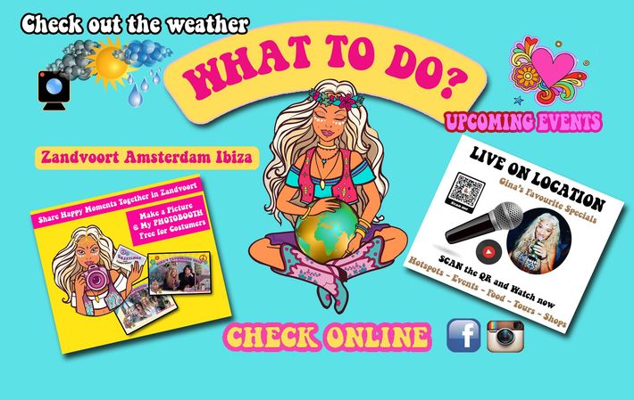 Samen maken we de leukste Fotomomenten in mijn photobooth  dus kom langs in Gina's Favourites Shop Zandvoort, de leukste kiosk met een onvergetelijke ervaring! Gelegen aan de boulevard.