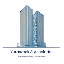 Un logotipo para una empresa llamada yuraseck & asociados