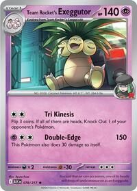 078 217 Team Rocket's Exeggutor