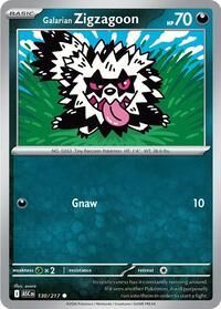 130 217 Galarian Zigzagoon