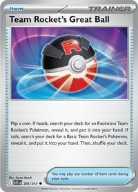 205 217 Team Rocket's Great Ball