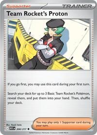 208 217 Team Rocket's Proton