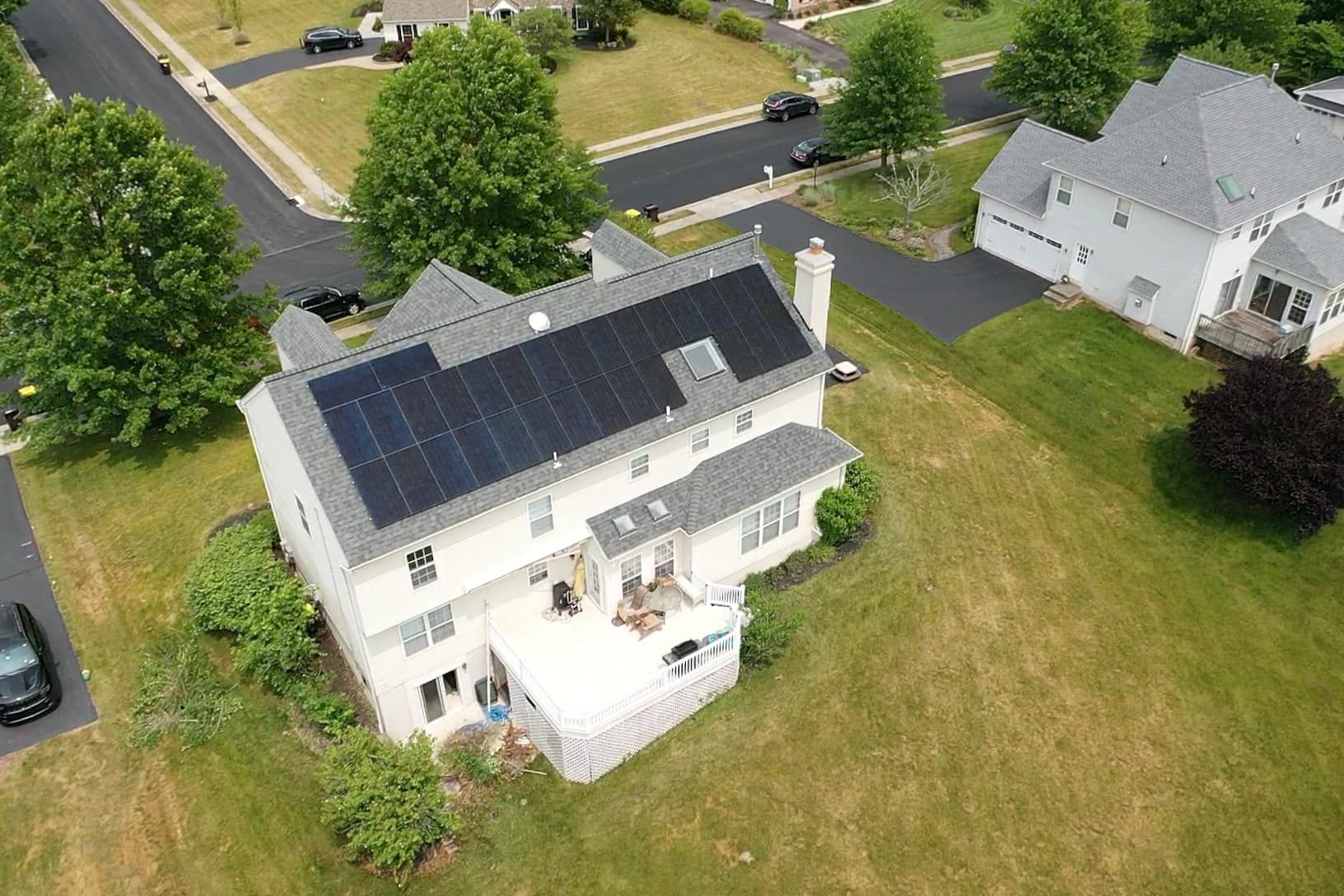 Over the Top Solar Solutions 30 panel installation