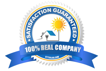 A seal that says satisfaction guaranteed 100 % real company