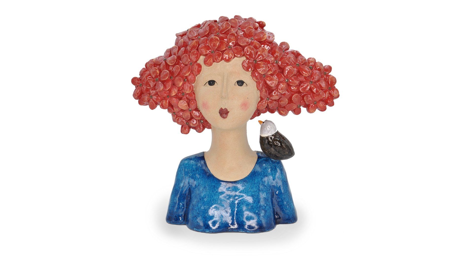 The Wild Ginger`s Red Haired Girl Figure Head. The popularity and orders from her arrival in store