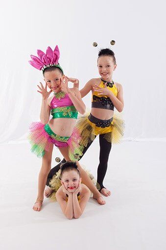 Girls in a Different Costumes - Dance Academy in Monroeville, PA