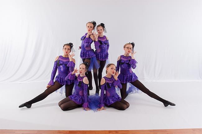 Dance Pictorial in Purple Costume - Dance Academy in Monroeville, PA