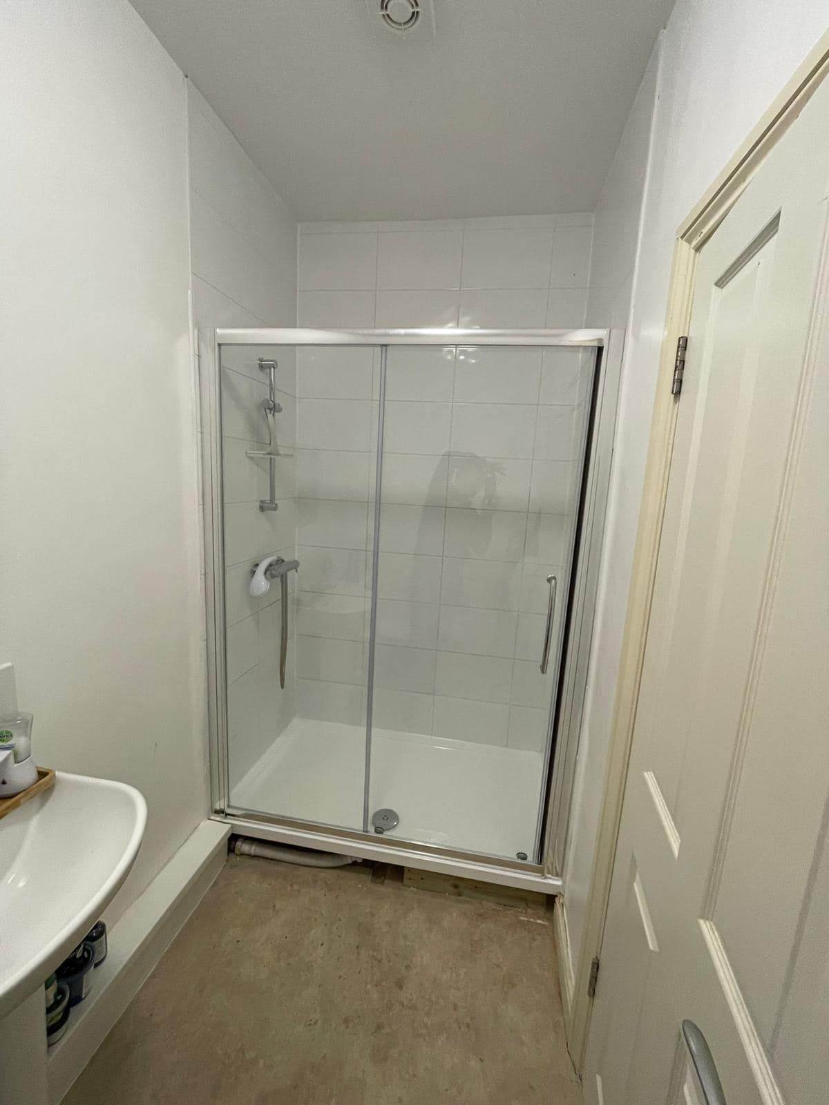 New shower installation