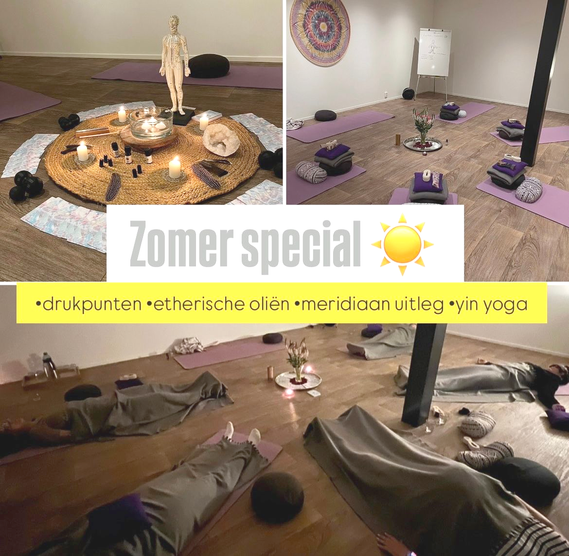 Esmee Evers geeft een Yoga Zomer Special yogales bij Hugz in Zelhem