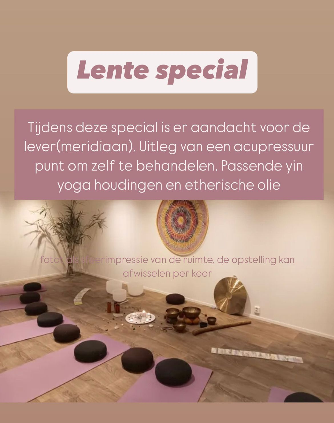 Esmee Evers geeft een Lente Special yogales bij Hugz in Zelhem