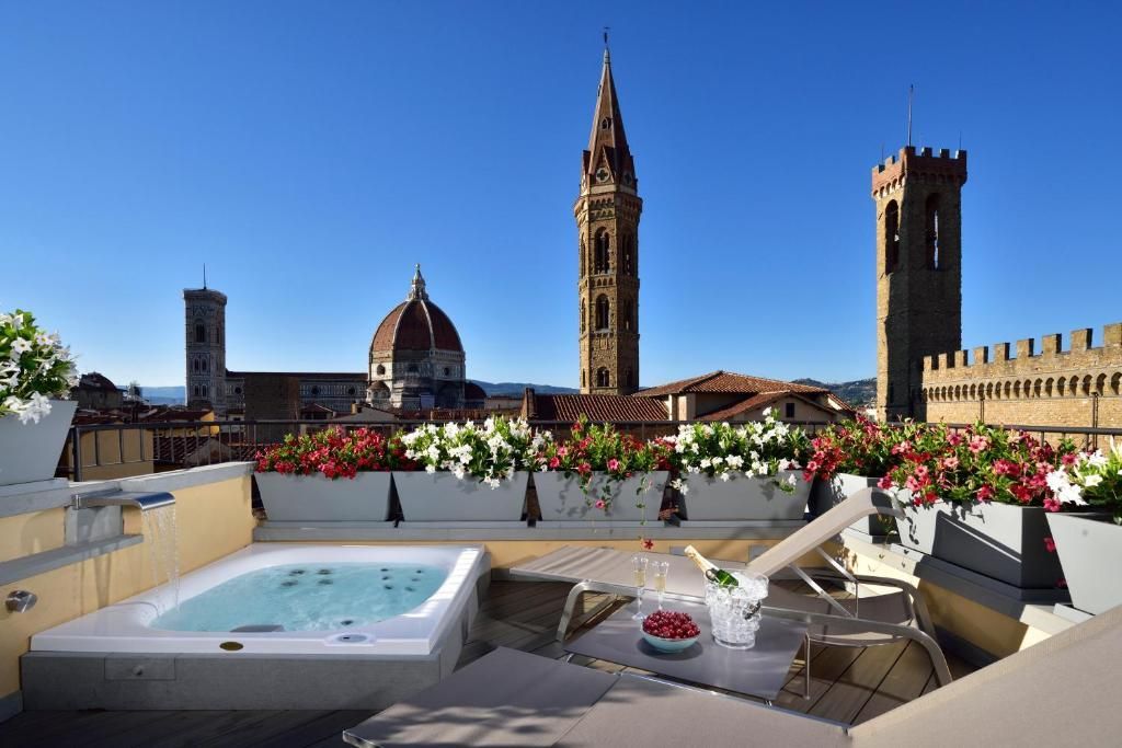 view from presidential suite San Firenze Suites & Spa