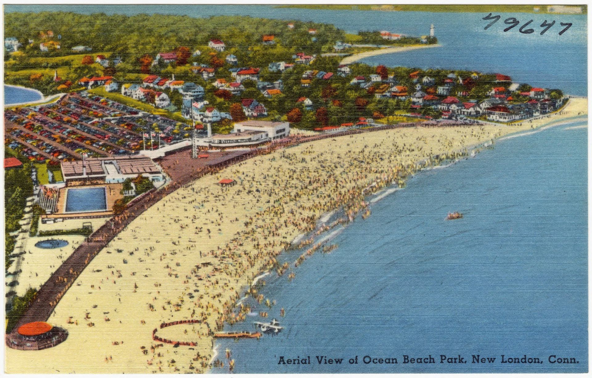 aerial view of Ocean Beach Park
