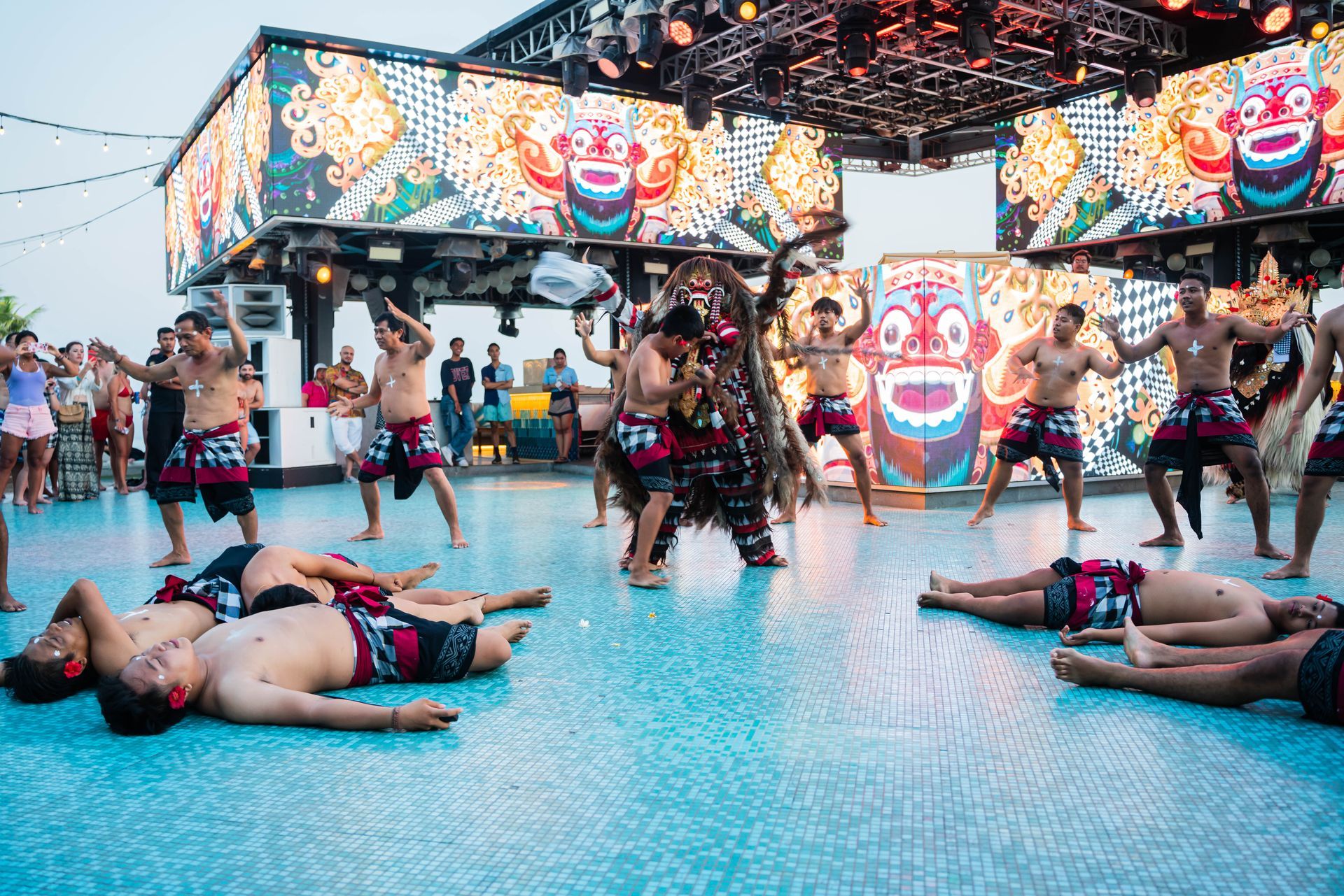 nightlife at Atlas Beach Club in Canggu