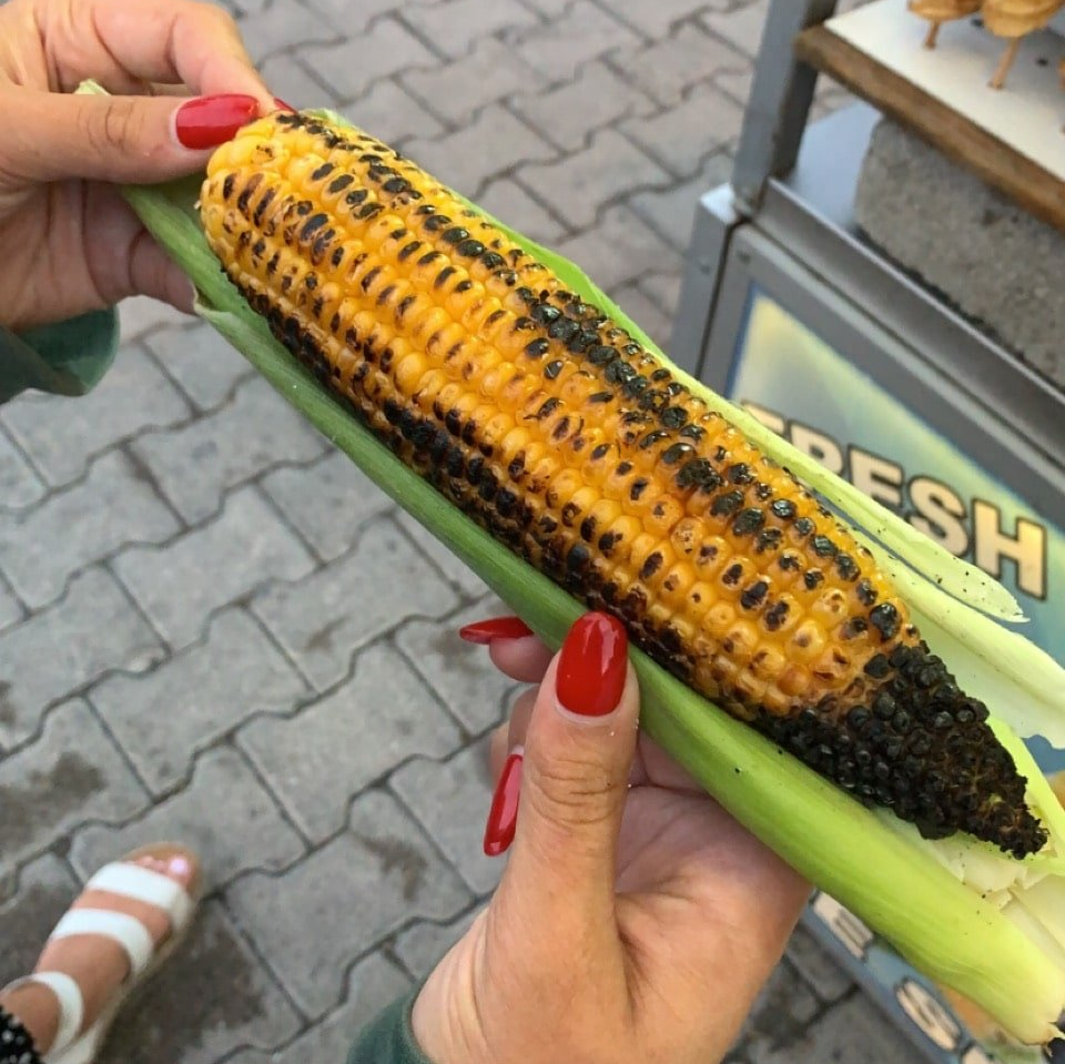 street corn in Istanbul