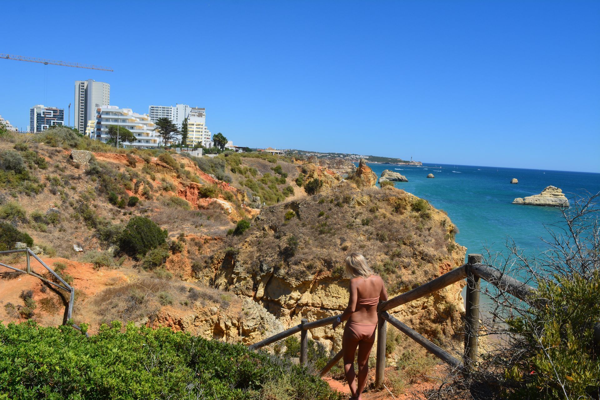 mountain terrain in Lagos, Portugal