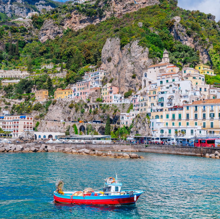 how to get to the amalfi coast from rome