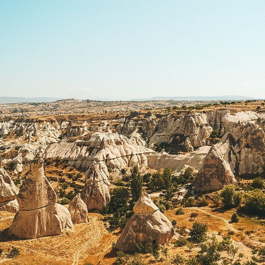 valleys in Cappadocia