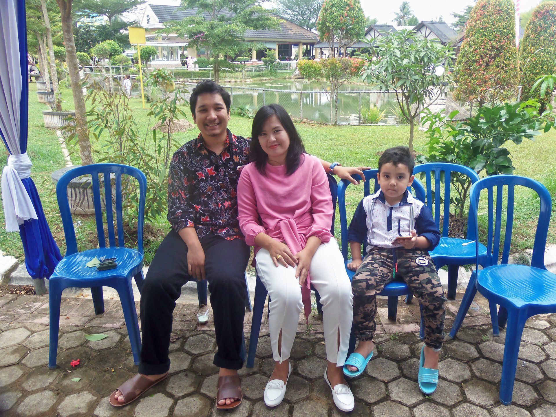 acara sedekahan rumah baru keluarga nilawati di perumahan villa sierra vista palembang