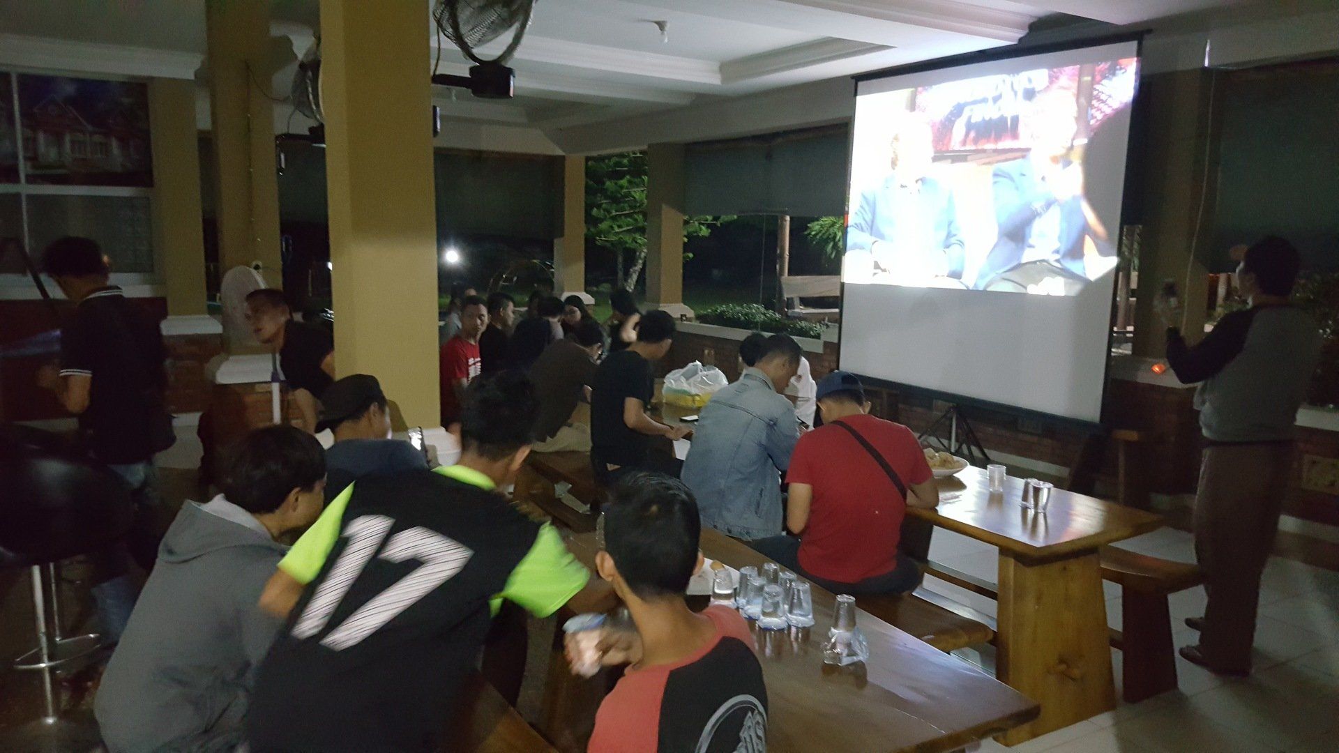acara nobar final piala dunia 2018 di clubhouse perumahan villa sierra vista palembang