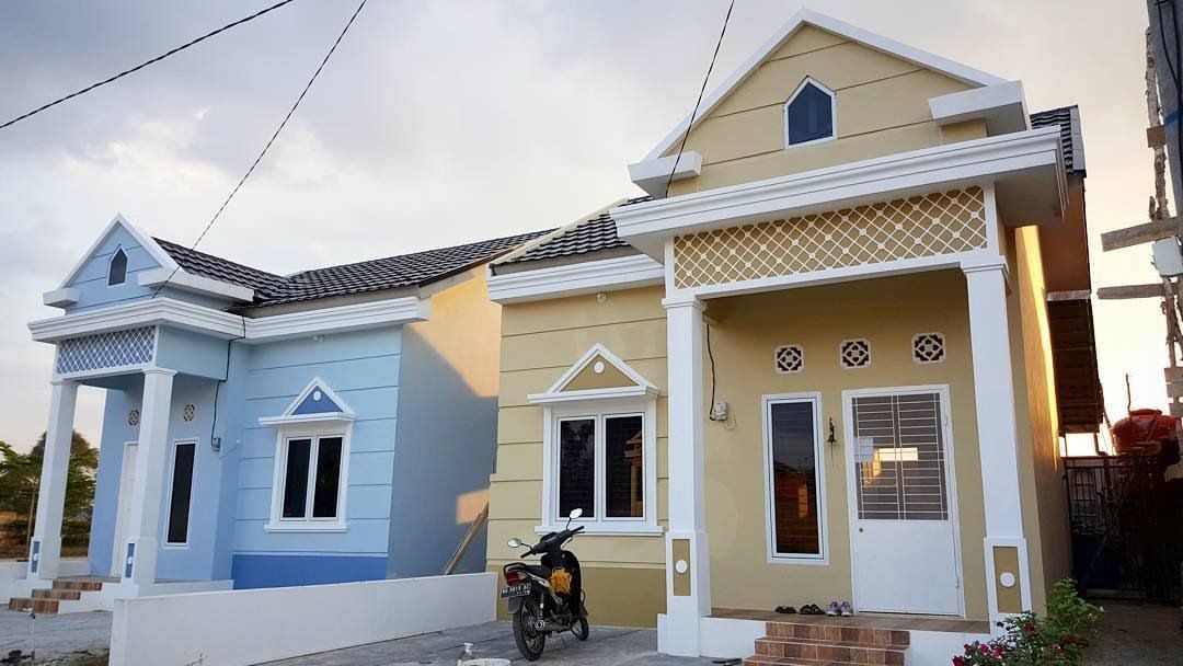 rumah show unit perumahan baru villa sierra vista palembang