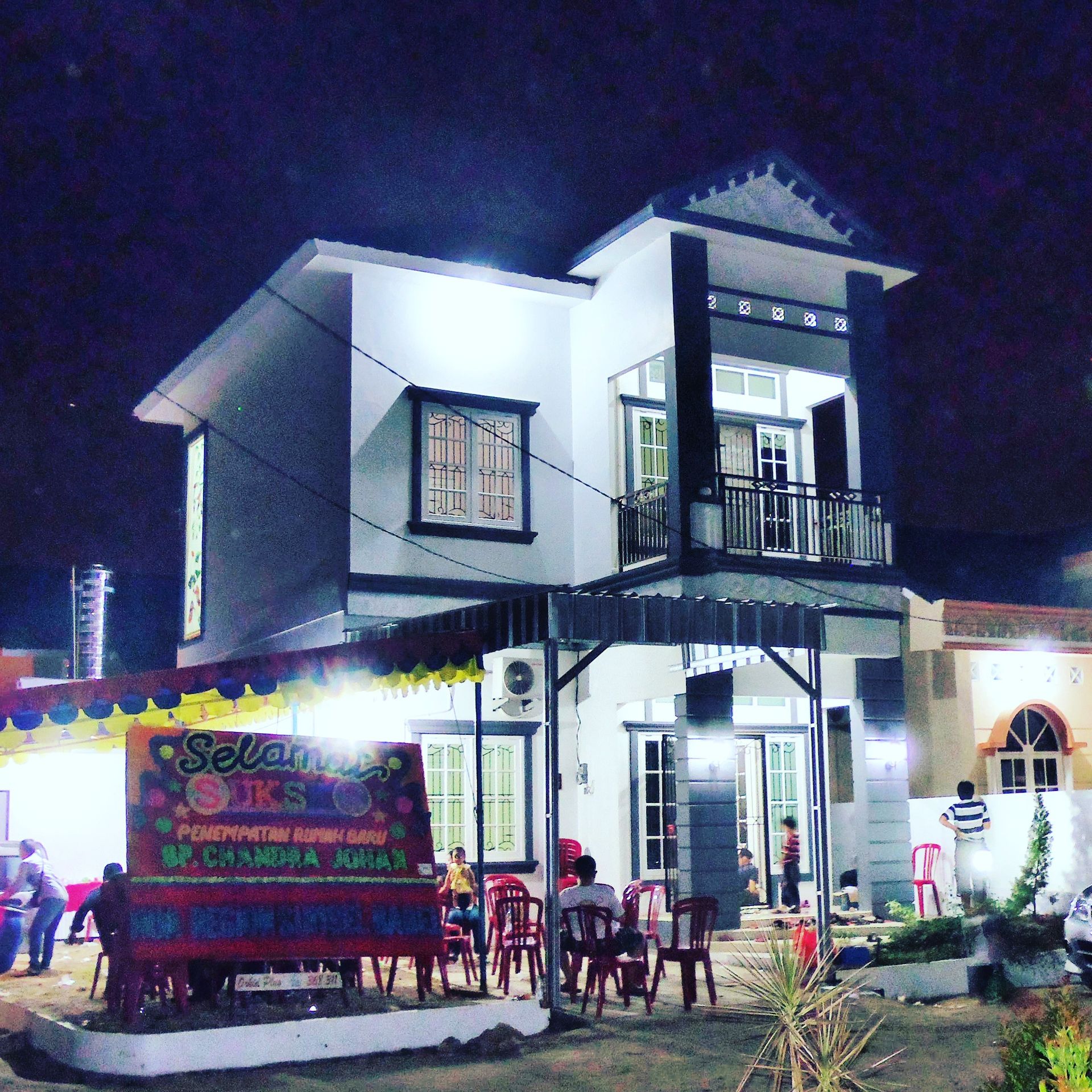 sedekah rumah baru townhouse pak Chandra perumahan caledonia residence palembang