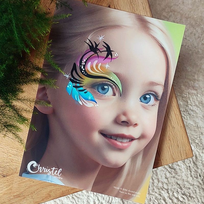 A4 Schmink Oefenbord Nicole