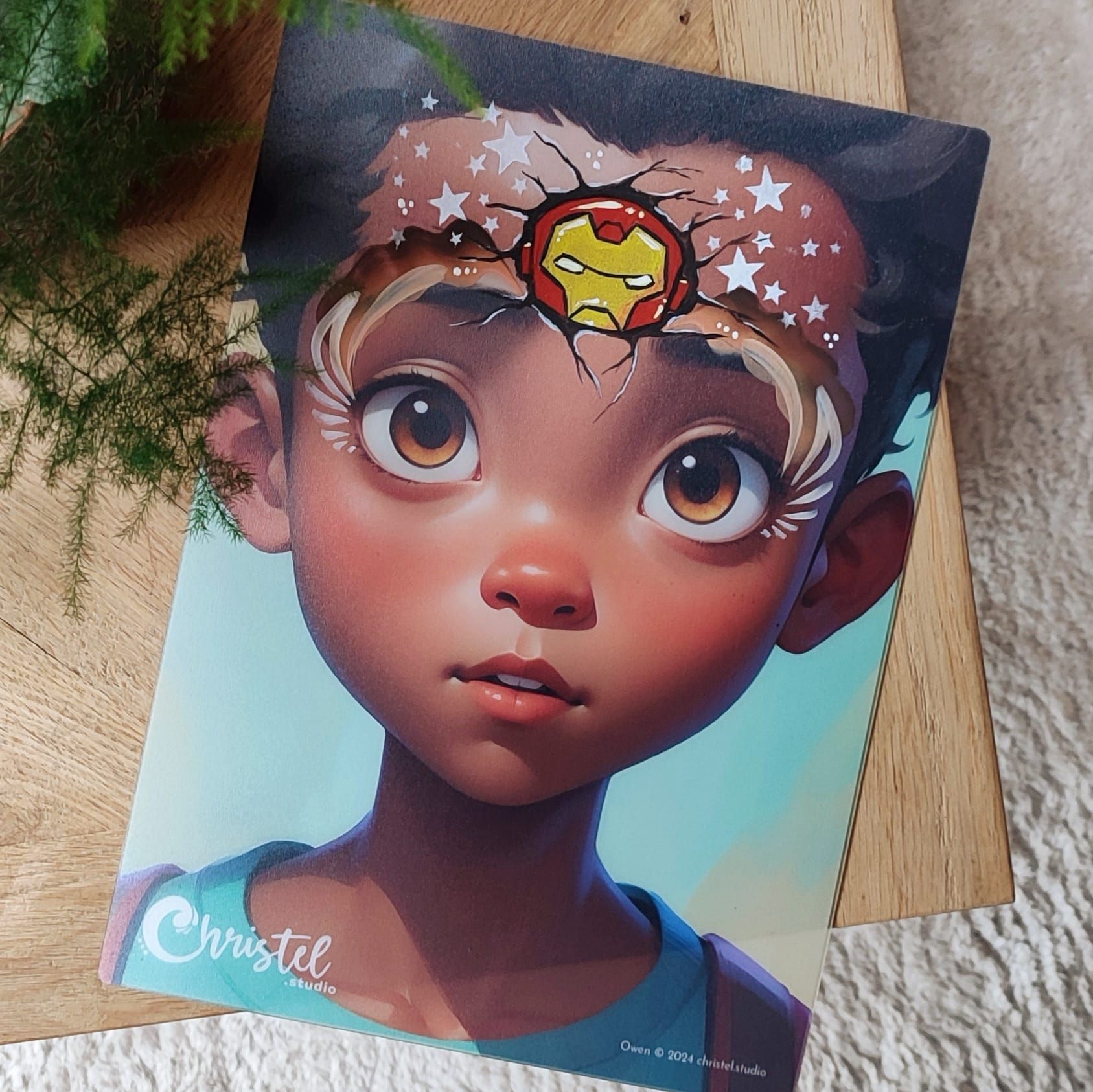 A4 Schmink Oefenbord Owen