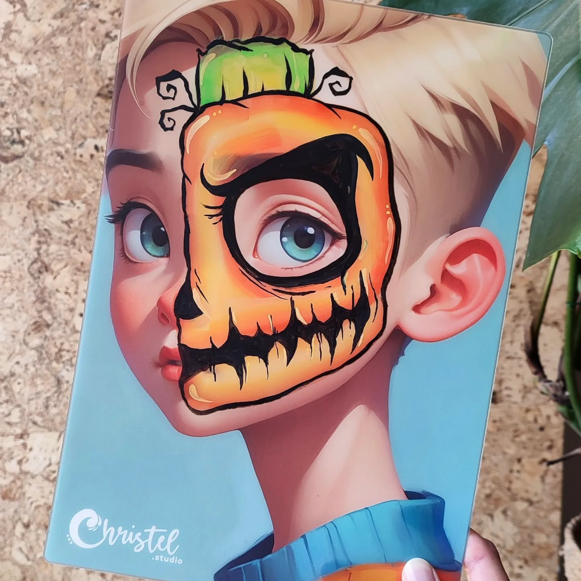 A4 Schmink Oefenbord Jesse