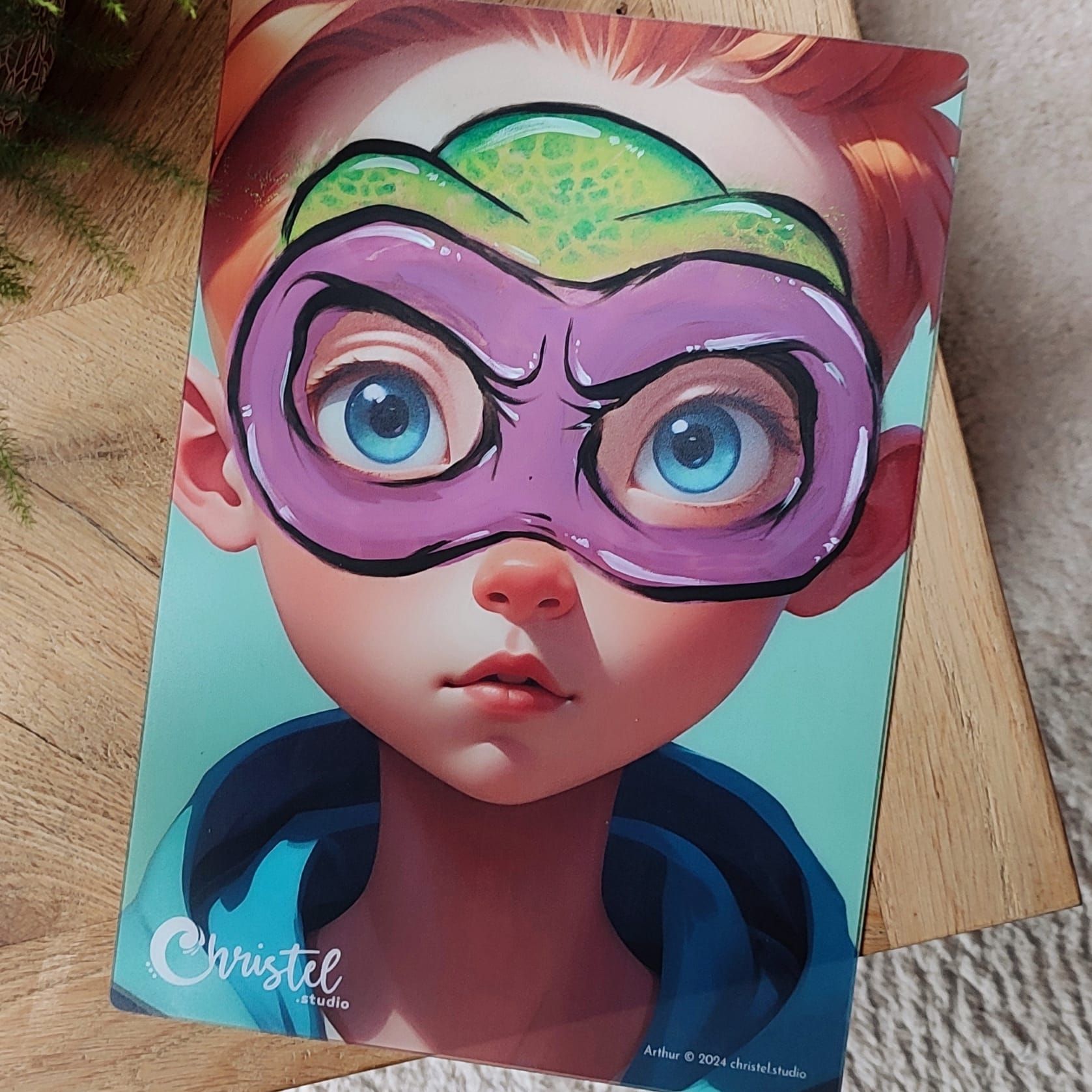 A4 Schmink Oefenbord Arthur