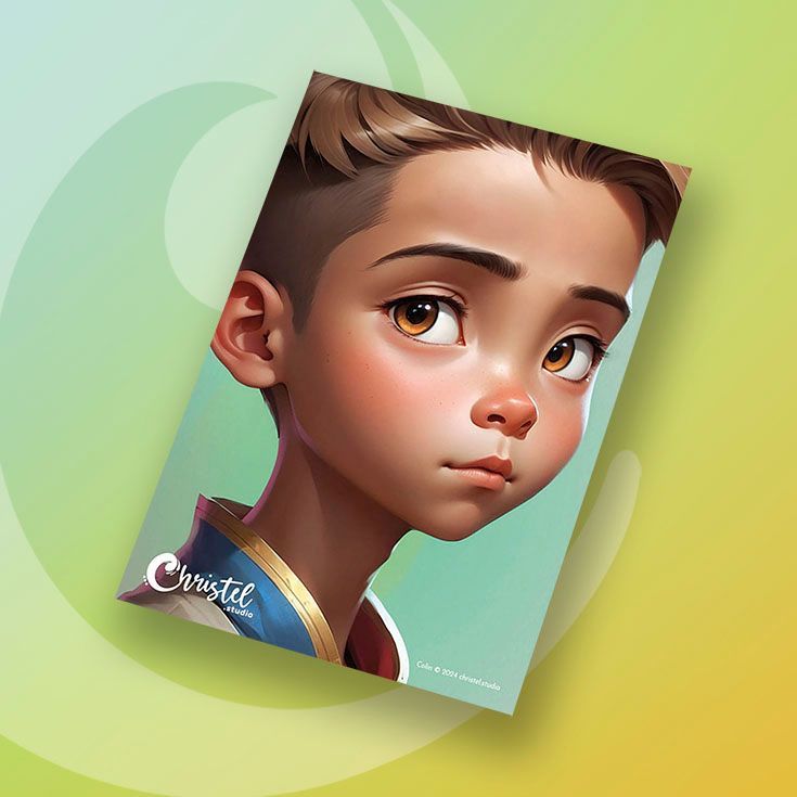 A4 Schmink Oefenbord Colin