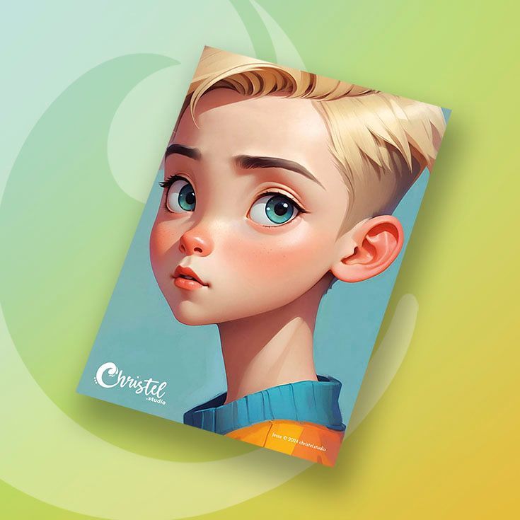 A4 Schmink Oefenbord Jesse