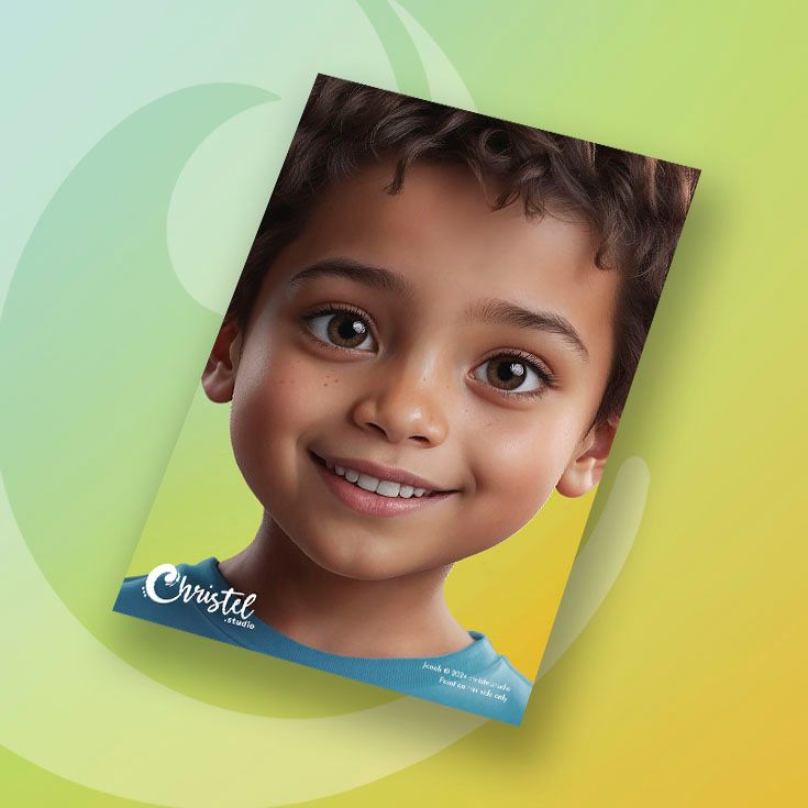 A4 Schmink Oefenbord Jonah