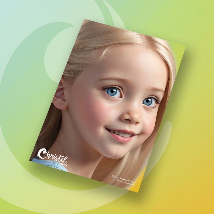 A4 Schmink Oefenbord Nicole