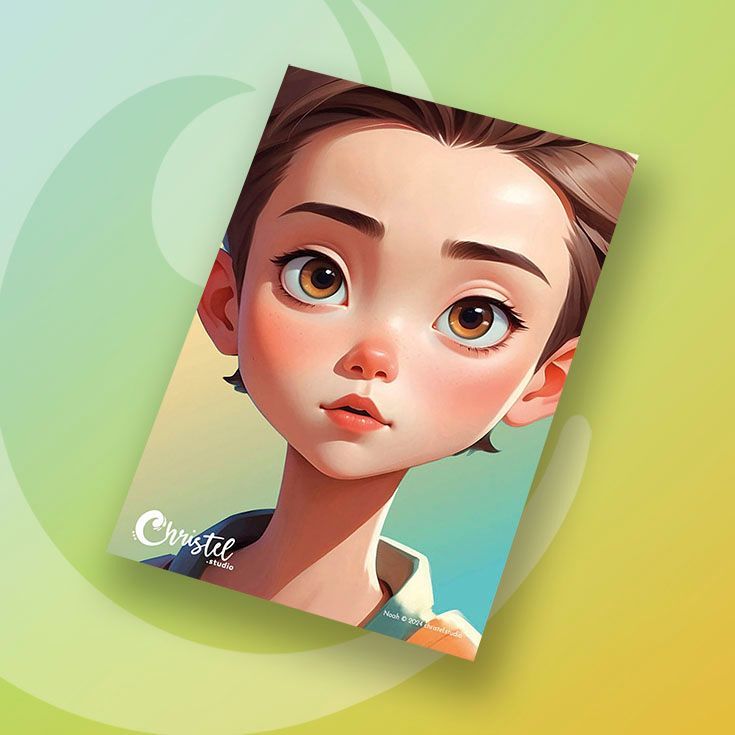 A4 Schmink Oefenbord Noah