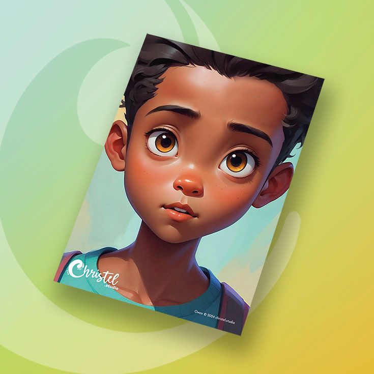 A4 Schmink Oefenbord Owen