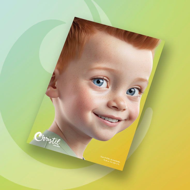 A4 Schmink Oefenbord Sam