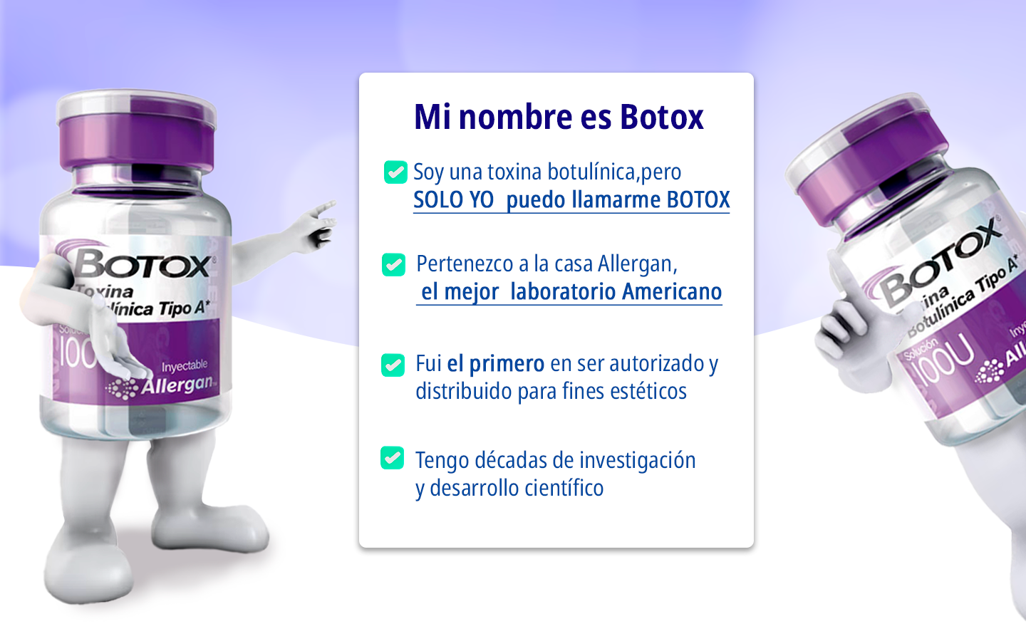 botox Una mascota sostiene una botella de botox.
