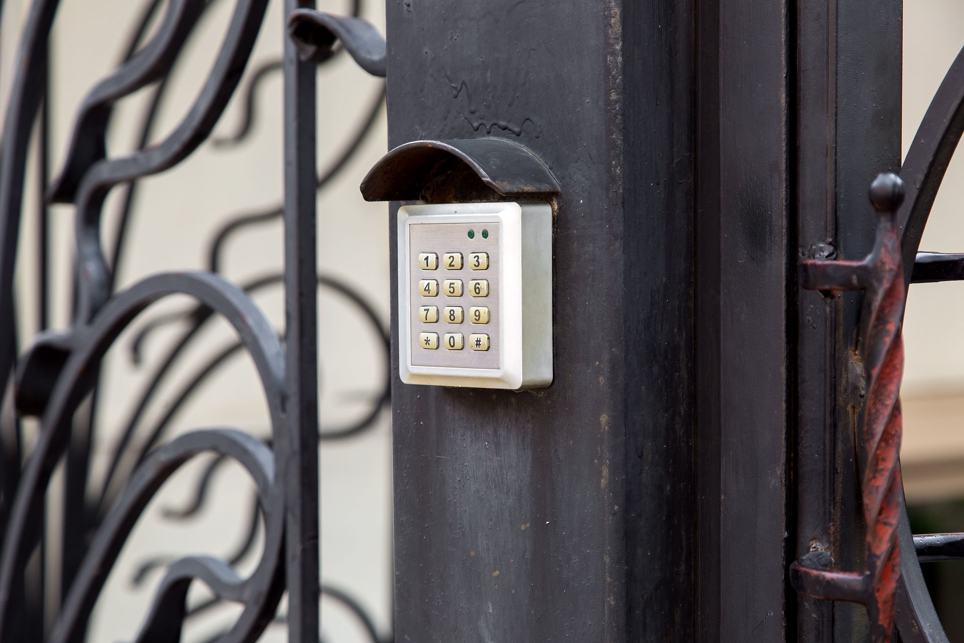 Electronic Push Button Lock