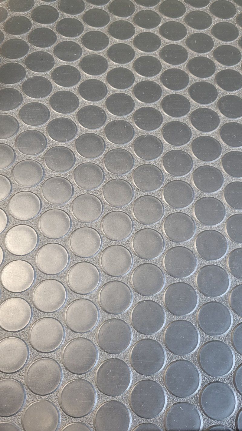 Close-up of Nickel Design — Hubbard, OR — Oregon Rubber Mat