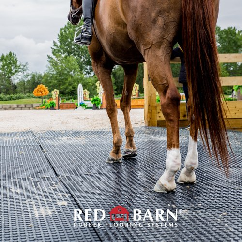 Red Barn Horse Mat — Hubbard, OR — Oregon Rubber Mat