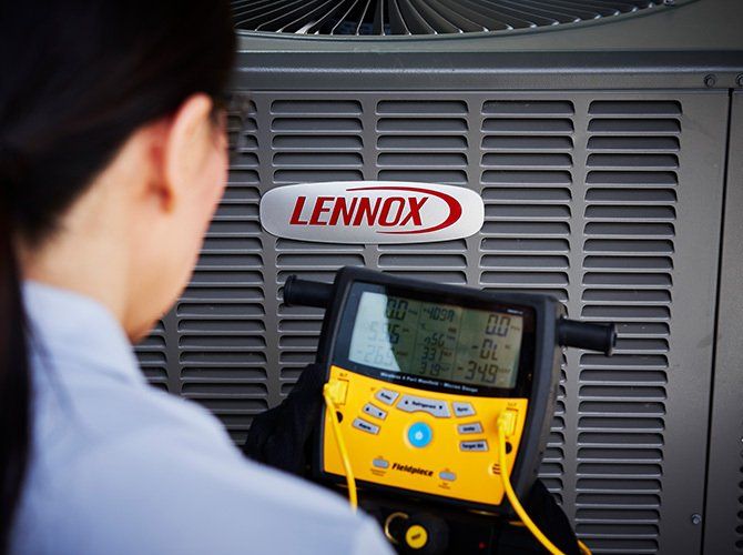 Installing Lennox Air Conditioner — Bossier City, LA — Brooks Heating & Air Conditioning