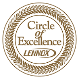Circle Of Excellence — Bossier City, LA — Brooks Heating & Air Conditioning