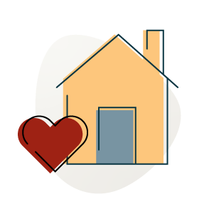 House And Heart — Bossier City, LA — Brooks Heating & Air Conditioning